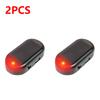 1-10Pcs Car Fake Security Light Simulated Dummy Alarm Solar Powered Anti-Theft Caution Lamp Super Bright LED Flashing Imitation