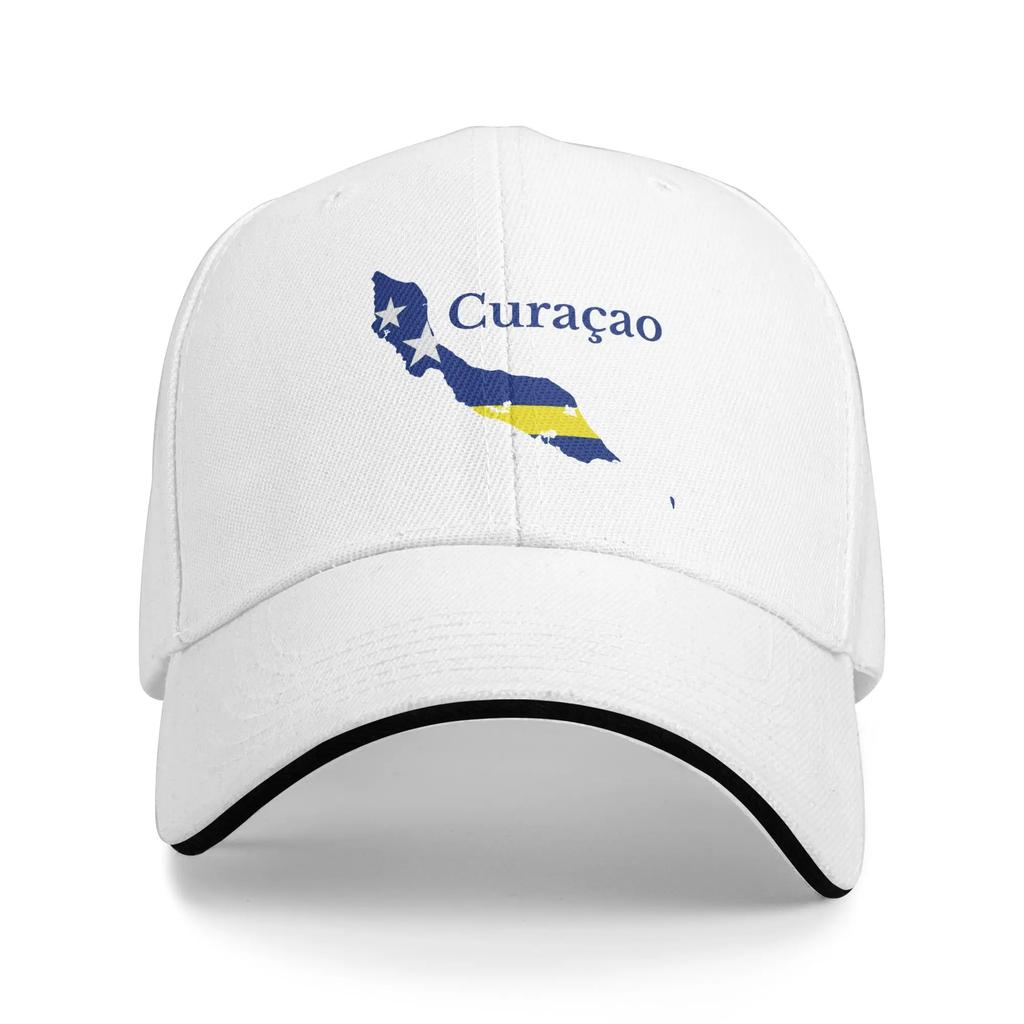 New Arrival Curacao Football Golf Cap Unisex Style Headwear  Formal Travel Adjustable Sun Caps
