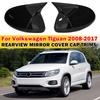 For VW Tiguan 2009-2017 Sharan 2012-2019 Skoda Yeti 2014-2017 Car Sticker Rearview Side Mirror Cover Wing Cap Exterior Case Trim