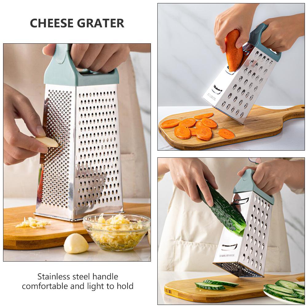 

Четырехсторонняя терка для дыни, терка для сыра, бытовая, кухонная, из нержавеющей стали, АБС-пластик, многофункциональная