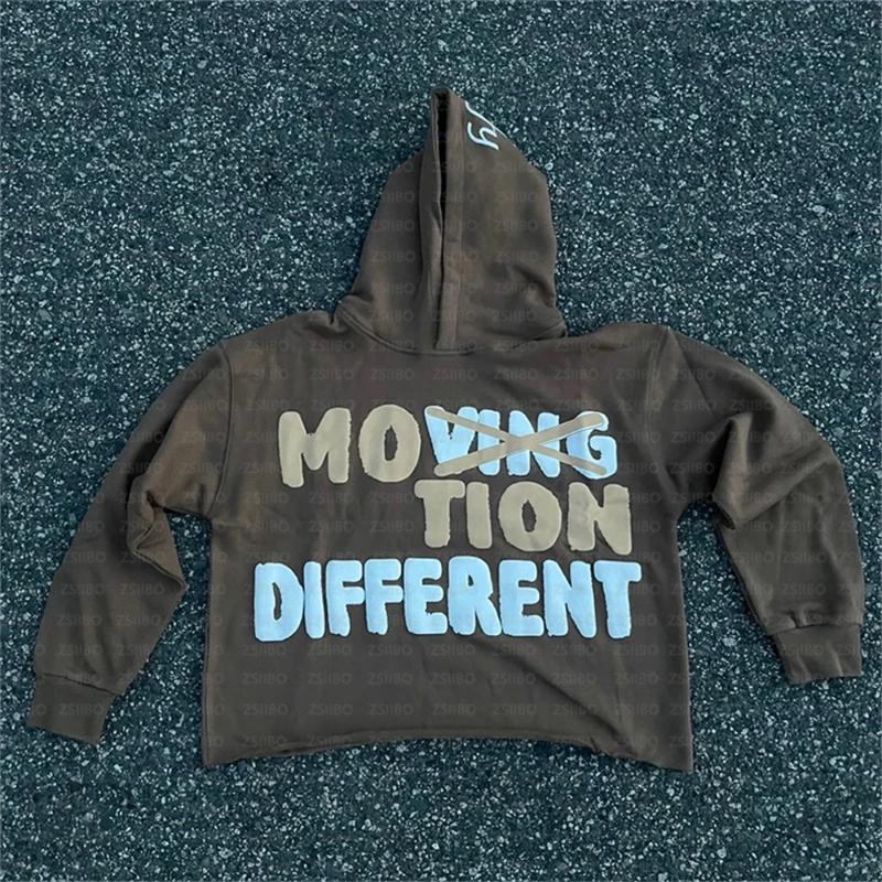 European and American Autumn Street Personality Hip-hop Letter Printed Hoodie Sweatshirt
