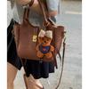 Retro Niche Portable Vegetable Basket Bag Women's New Trendy Fashion Small Tote Bag Simple Messenger Bag