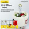 LTE-1101J Magnetic Rotating LED Strobe Alarm Light, Sound & Flash Warning, 24V/220V