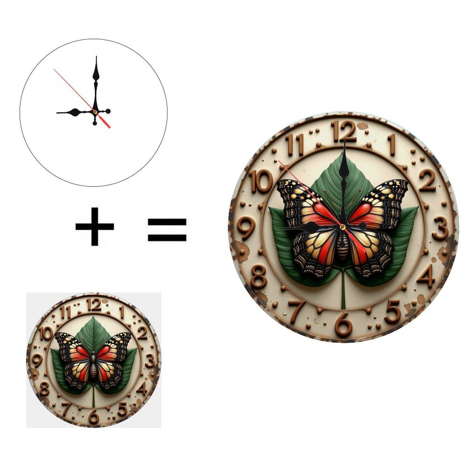 Meaningful Gift 25x25cm Wood Wall Clock More Than Store-Bought (White,25*25cm/9.843*9.843inch)