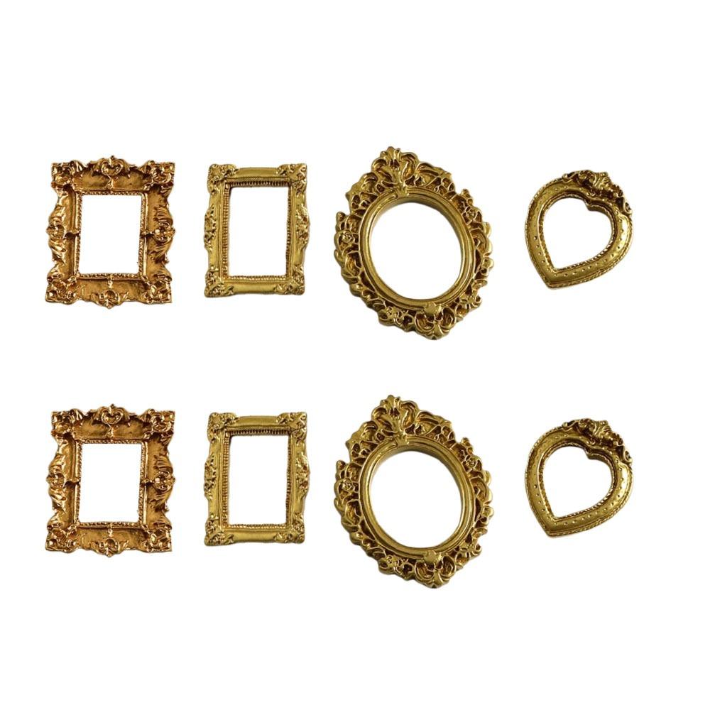 Creative Resin DIY Shadow Box Frame Gold DIY Mini Photo Frames Memory Display Frames Home Decor