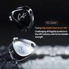 KZ Castor Earphones KZ Monitor Earphones Wired Dual Dynamic Drivers for Musicians and Singers Earphones 2DD Tuning Switch Memory Foam Ear Tips