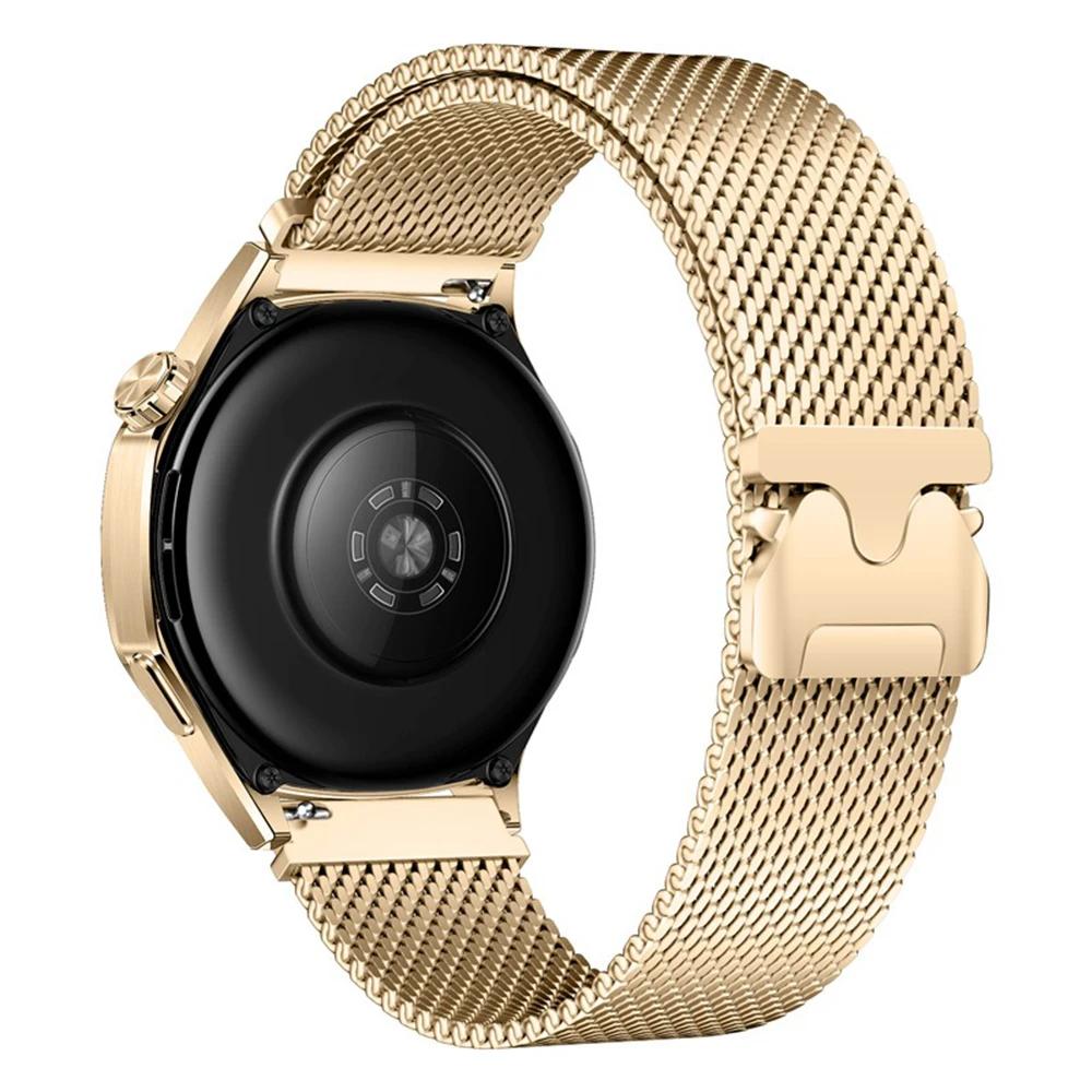 20mm nerezový řemínek pro Amazfit Active 2 Samsung Galaxy Watch 7 6 5 Milánský smyčkový řemínek pro Huawei Watch 4 Pro GT 5 4 46mm
