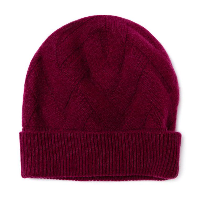 100% Pure Cashmere Unisex Hat: Warm, Fashionable, Knitted with Ear Protection for Autumn/Winter