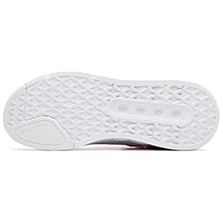 Anta Cushioning Slip Resistant Abrasion Resistant Low Top Running Shoes Women's Pink Blue White 12928888-5