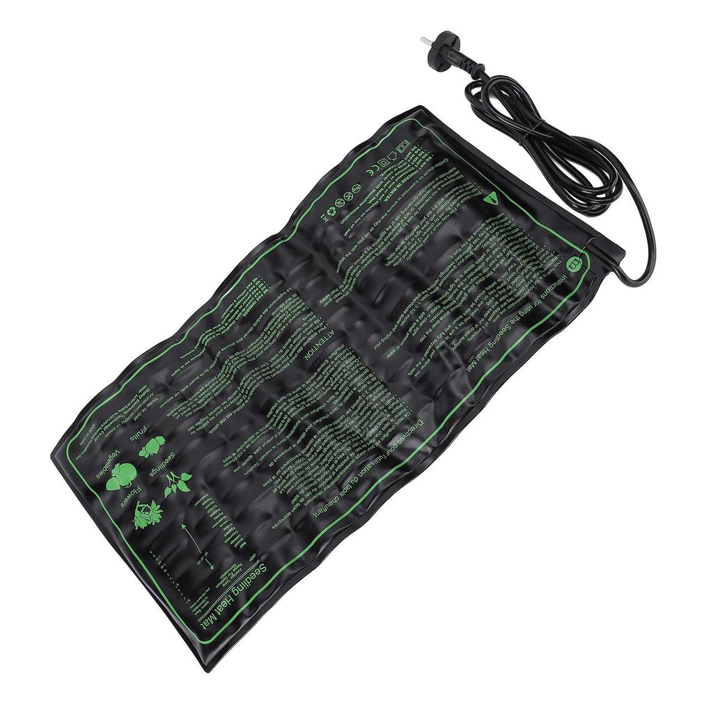 20x10in Seedling Heat Mat PU Water Proof Warm Hydroponic Plant Heating Pad Mat for Seed Germination