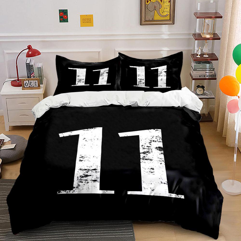 

Distressed white number 11 . Bedding sets Duvet cover sets Duvet covers Pillowcases(1 * Duvet Cover 2 * Pillowcases, without duvet insert) 135x200cm