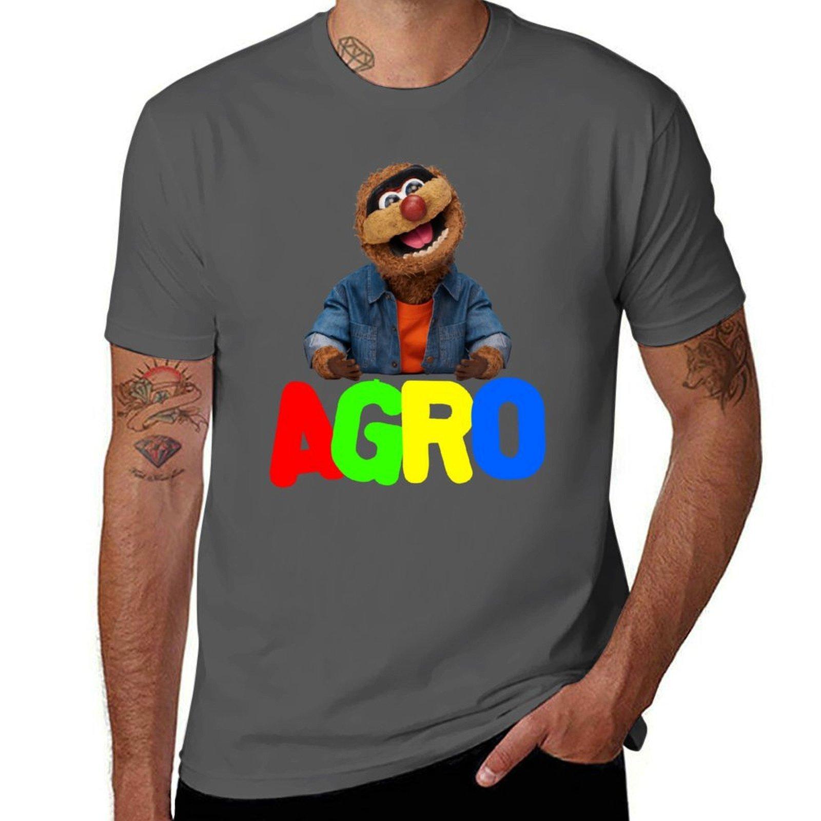 

Agro - Cartoon Connection T-Shirt anime tshirt t shirt man cotton t shirts for man graphic tees T-Shirt 4XL