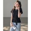 TERRE BLEUE Women's Breathable Loose Fit Short Sleeve T-Shirt