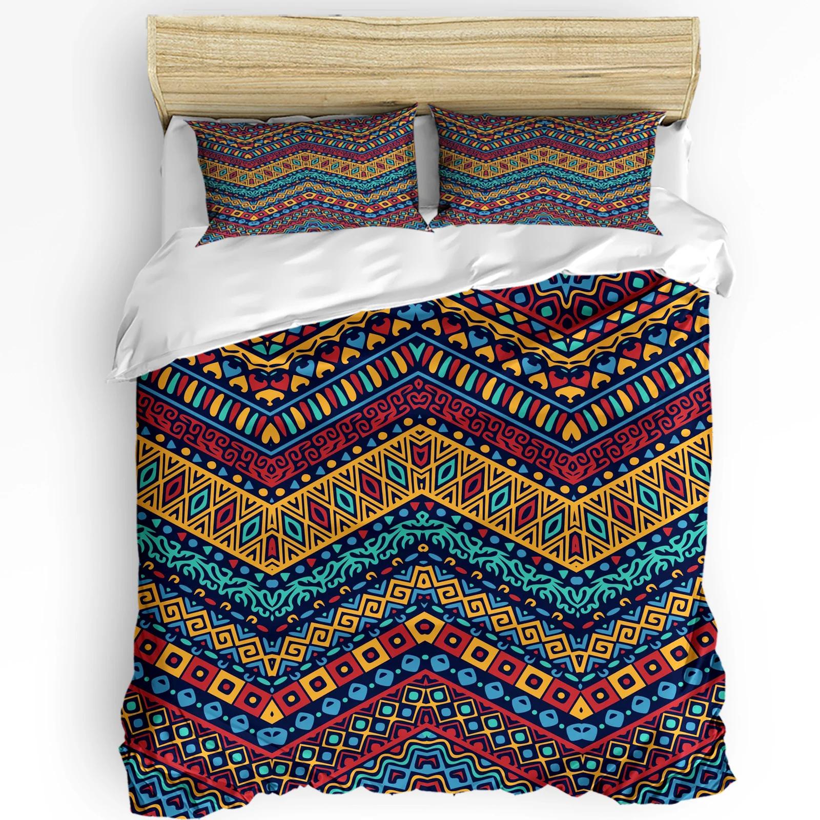 

Марокко Цветы Геометрические фигуры 3 предмета Постельное белье для спальни Двуспальная кровать Домашний текстиль Пододеяльник Покрывало Наволочка EU single(135x200cm)