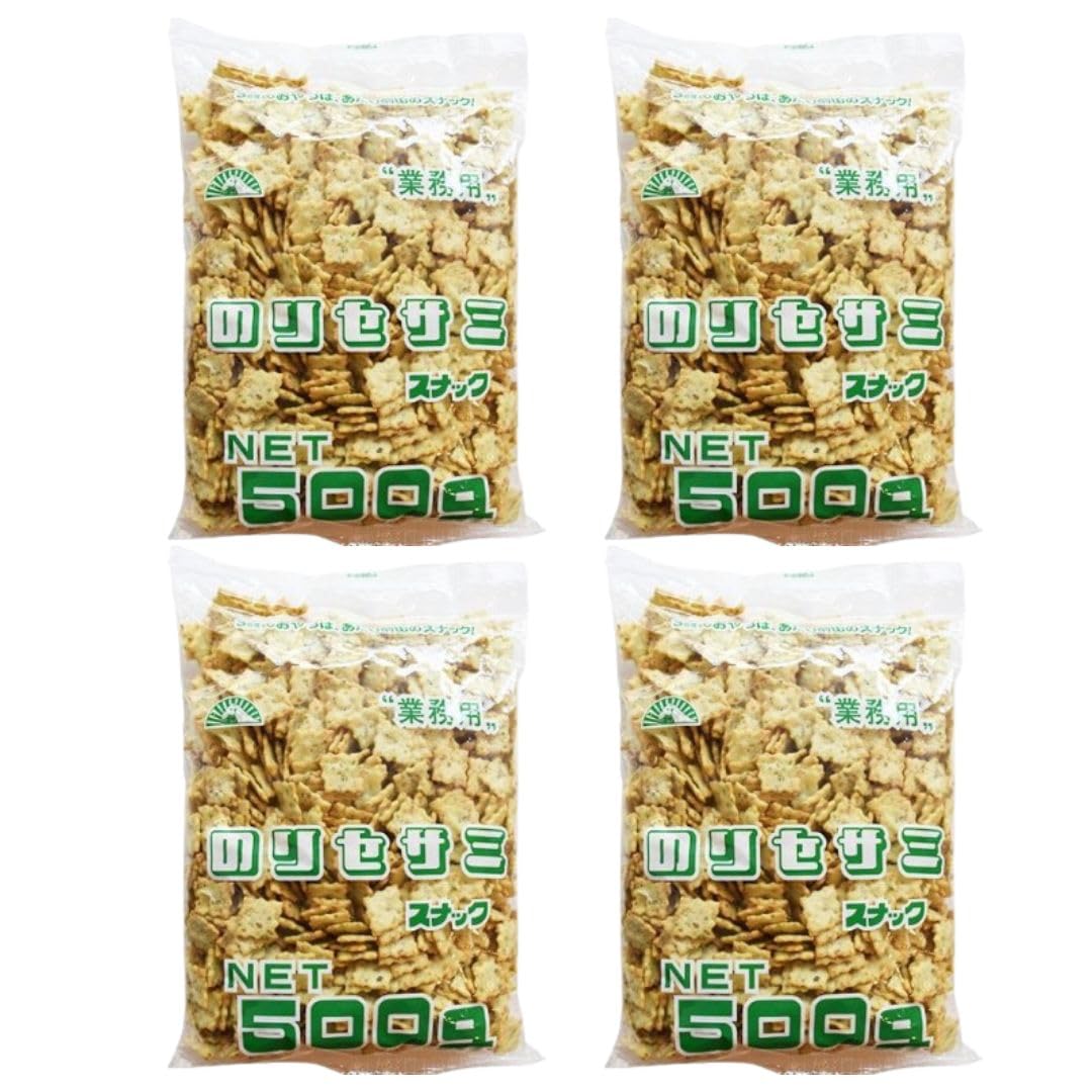 

Maeda Seika Нори Кунжутные Снеки 500г х 4 пакета Кунжутные крекеры Maeda Набор наклеек для еды Крекеры Atari Maeda