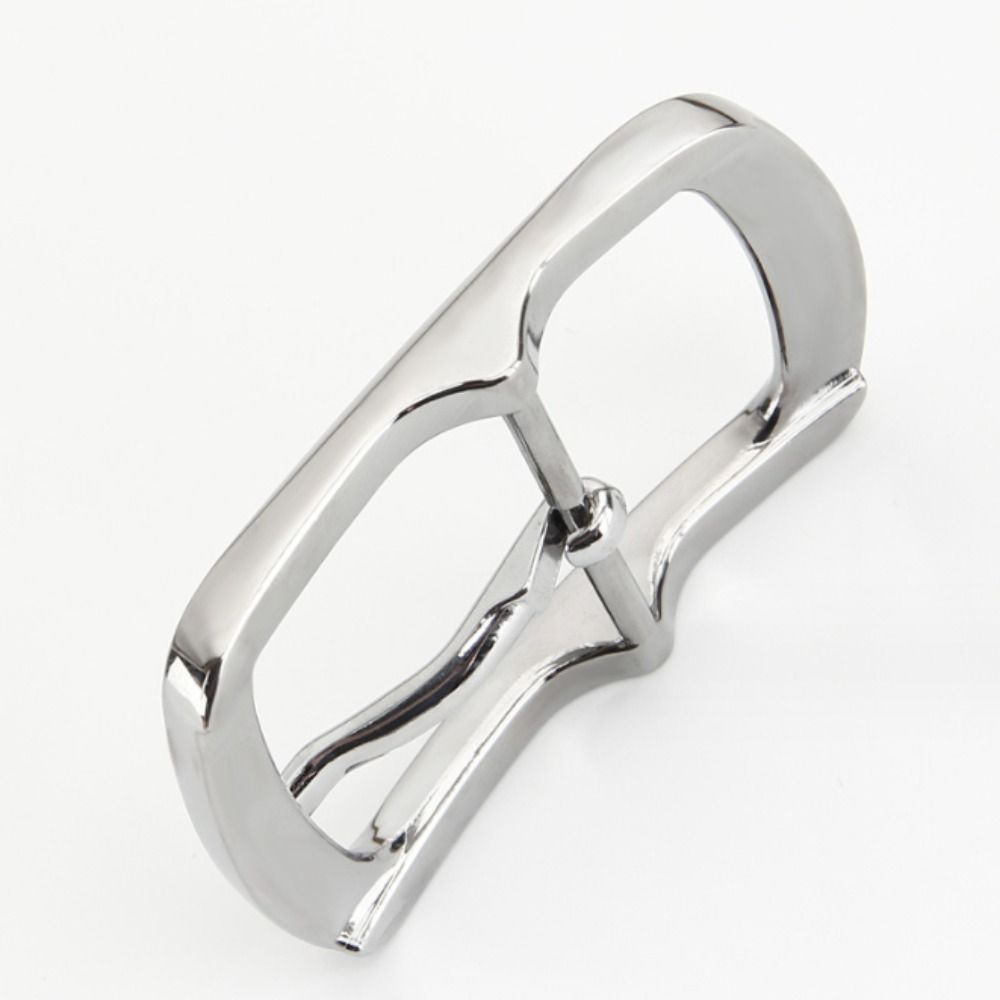 2pcs Rectangular Stainless Steel Belt Buckles Single Prong Belt Buckles  for 1.5 Inch/38mm Belt