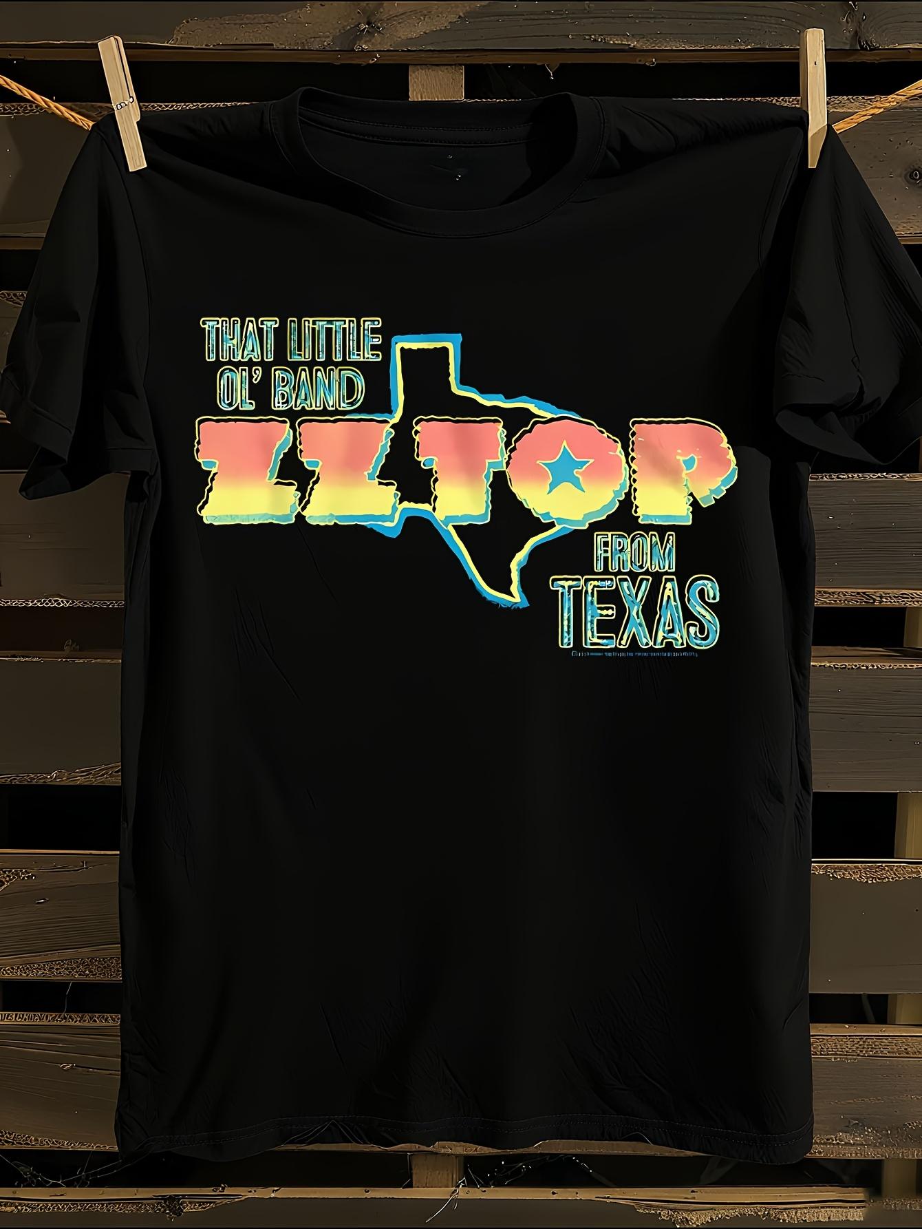 ZZ Top Texas Band Logo T-shirt M