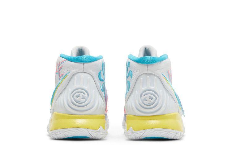 Kids' Sneakers Nike Kyrie 6 90s (GS) White/Opti Yellow-Digital Pink-Blue Fury