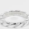 TIFFANY&Co. Twist vintage Ring Silver925 #5.4(US Size) 3.1g Women Used