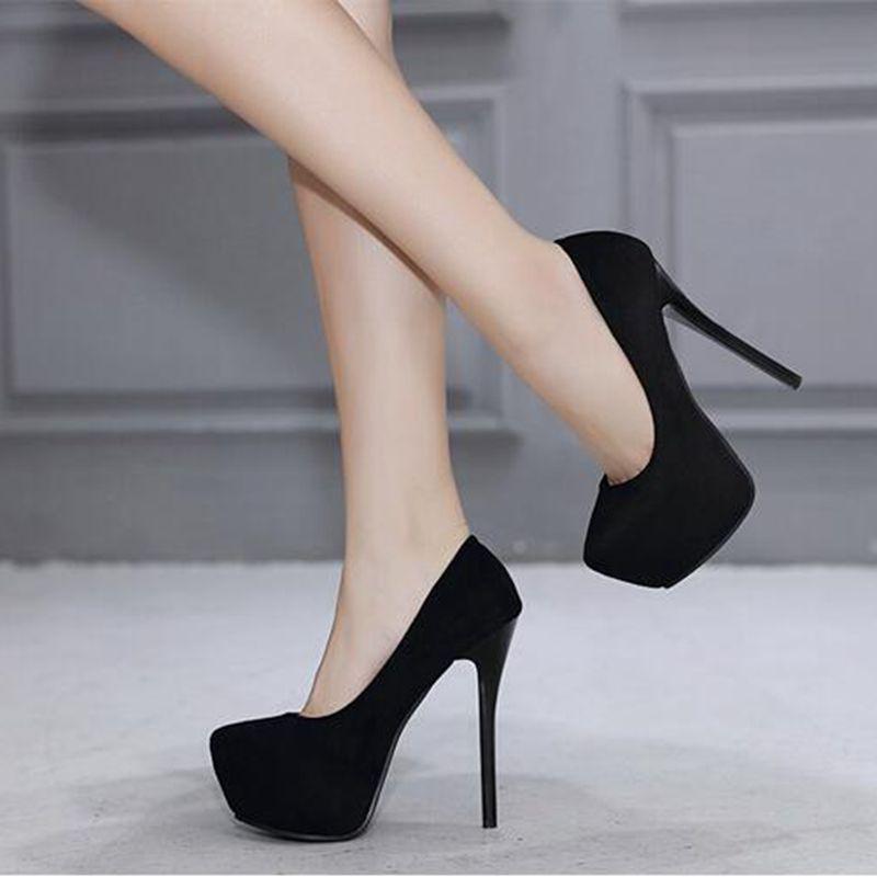 Stiletto High Heels: 14 cm Princess Shoes with 12 cm Platform