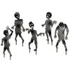Zombie Garden Stake Metal Zombie Silhouette Yard Stake Weather Resistant Spooky Zombie