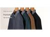 Men's Winter 2025 Faux Two-Piece Fleece-Lined Sweatshirt, Solid Color, Turn-Down Collar, Thick and Warm Long-Sleeve.