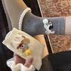 Socks, Medium Tube, Spring And Autumn Hairballs, Cartoon Dog Boneless Socks, Sweat-Absorbing, Breathable, Simple And Versatile, Cute Cotton Socks