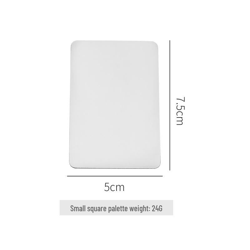 Stainless Steel Nail Art & Makeup Palette Set with Mixing Stick