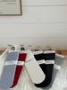 Cloth Label Pinstripe American Retro Trendy Socks Socks Couple Preppy Style Versatile Sports Style Pile Socks