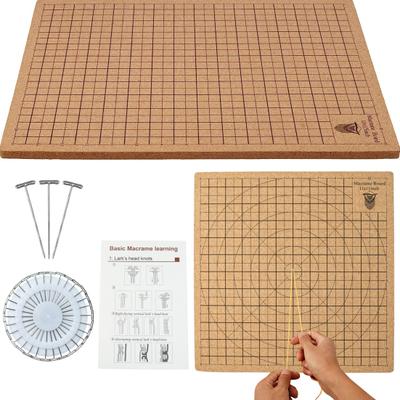 1 Set Braided Board Easy-to-Use Durable Reusable Bracelet Making Tool with T-shaped Needle Household
