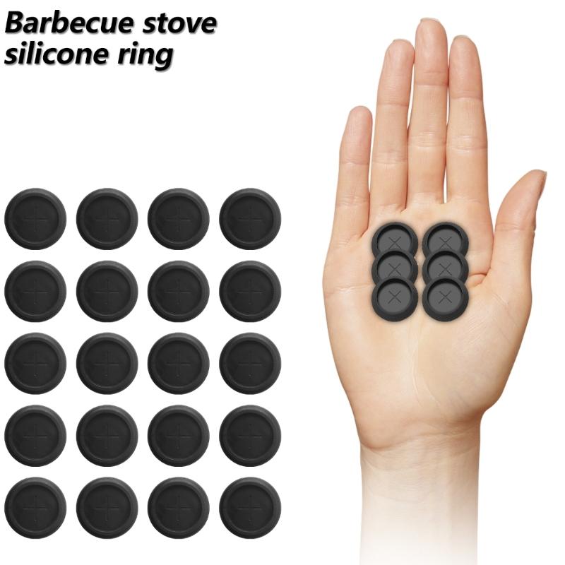 20PCS Propane Gas Adapter O Rings Gaskets Silicone Seal Fittings Rings Valves Rings Silicone Texture for Gas Hose