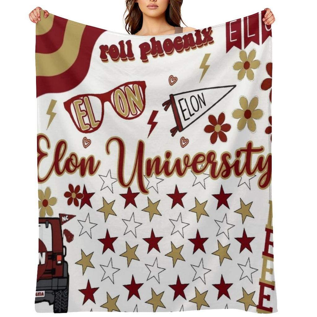 Elon collage Throw Blanket Cute Hairys Retros sofa bed Blankets