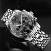 BINKADA Men's Metal Watch Men's Metal Watch Metal Armbåndsur Herre Luxury Watch Metal Watch