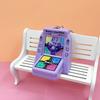 Mini Arcade Dance Machine Keychain with Music Reaction Training Handheld Game Console Kids Adults Battery Operated Dance Game Machine Keyring Toy