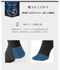 RENFRO Men's Five-Toe Socks, Made In Japan, Deodorizing, 5-Pair Set, Sizes 27-30cm, Black