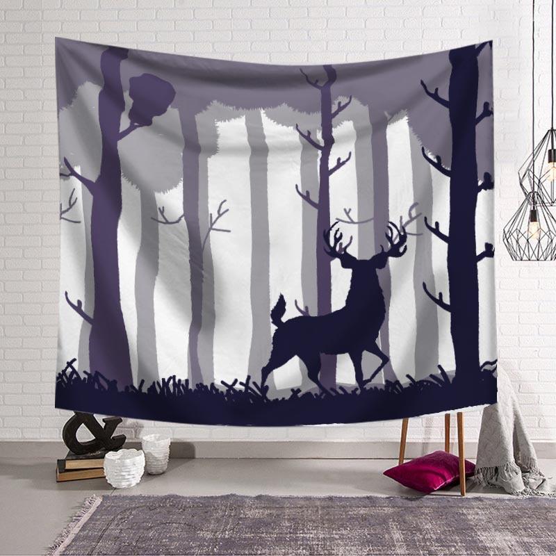 Home Decor Tapestry Christmas Print Pattern Tapestry Christmas Room Wall Background Fabric