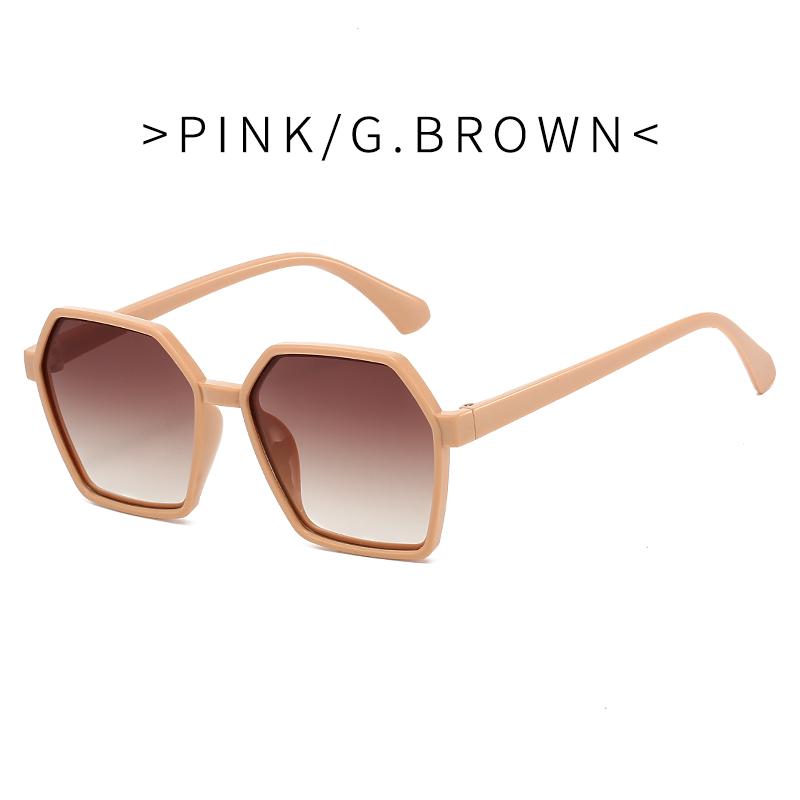 Men Women Oversized Sun Glasses Fashion Style Gradient Color Sunglasses Unisex Retro Square Frame Travel Goggle Shades Eyewear