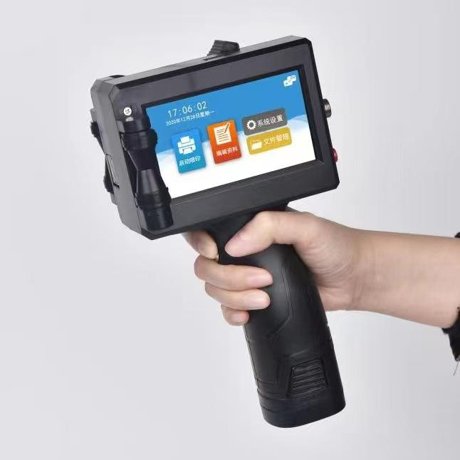 Compact Automatic Handheld Inkjet Printer for Batch Number and Barcode Date Coding On Cartons
