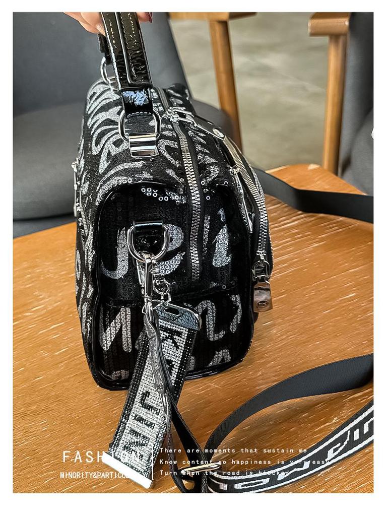 2025 Women's Sequin Versatile Fashion Crossbody Handbag - Casual High-End Style
