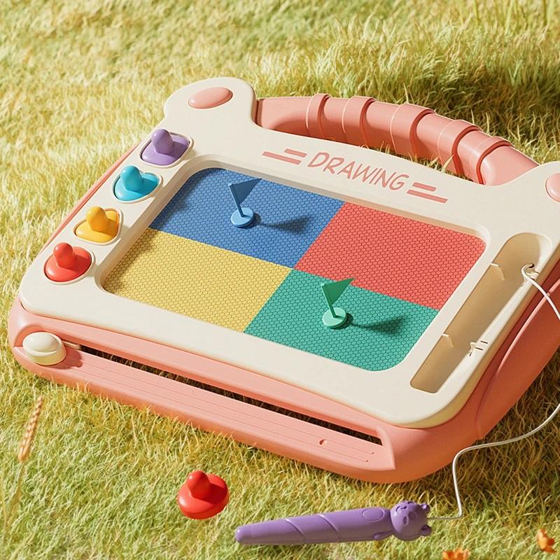 Planșă de desen cu desene animate pentru copii Puzzle pentru copii Tablă magnetică de scris jucărie Tablă de desen magnetică Graffiti Jucărie Montessori pentru copii