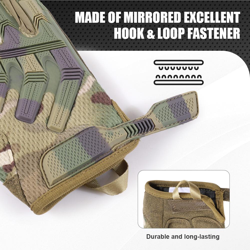 Half Finger Gloves Outdoor Sport Cycling Hunting Shooting Camping Hiking Combat Bicycle Non-slip Shock-proof Gear Men