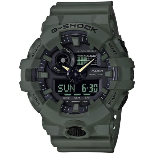 

Мужские часы G-Shock GA-700UC, один размер, зеленый/черный