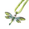 SUMENG New Fashion 2026 Crystal Dragonfly Ribbon Pendant Necklace for Women Girls Jewelry Holiday Gifts