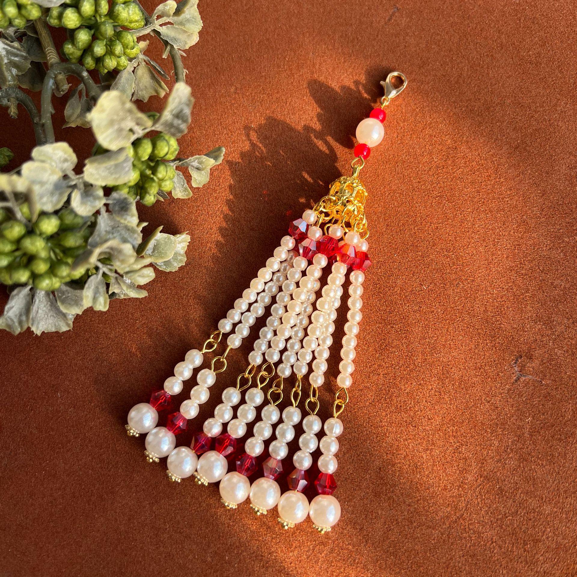 Vintage Han Style Hairpin with Tassel Pendant - Hanfu Headdress and Lapel Accessory