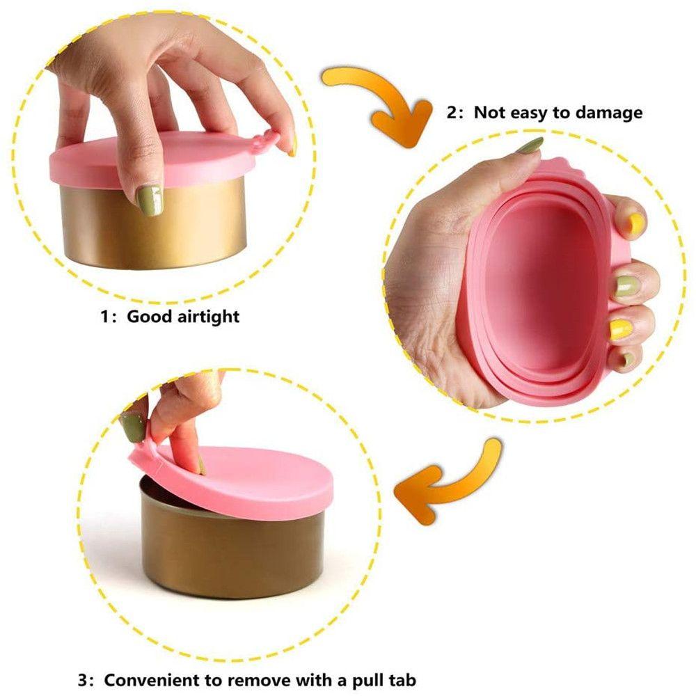 Food Storage Box Cover Pet Supplies Cans Cap Pet Can Covers Food Tin Cover Silicone Can Lid