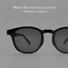 Sunglasses for Men and UV Fashion Tinted Lenses x [MERRY PLEASURE] Women, Protection, Glasses, Boston/Wellington Style, (Clear/Gray Green)