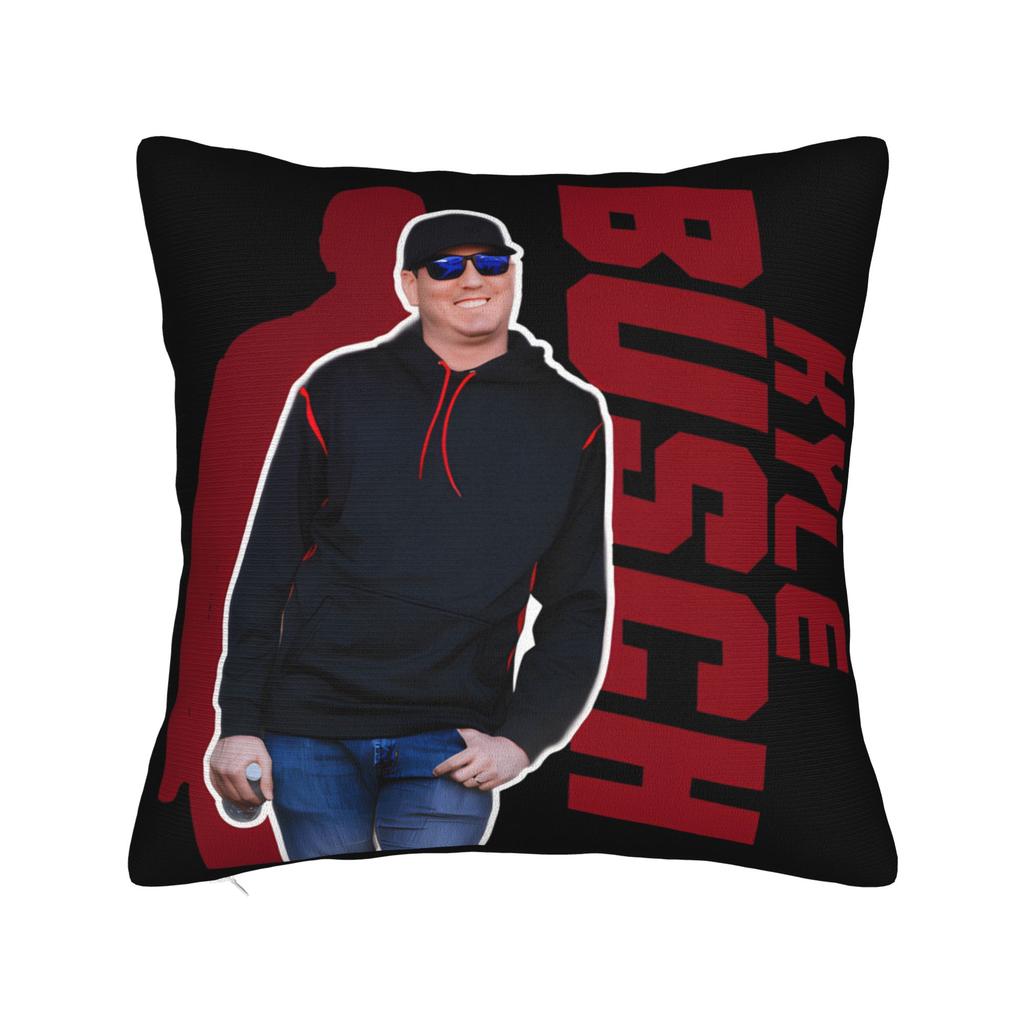 Decorative Pillow Covers Kyle Busch Merch Home Throw Pillow Case Cover Square Multiple Sizes