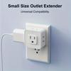 5-Outlet Multi Plug Outlet Splitter US Plug 110-130V Power Supply Side Splitter Box for Office Dorm Travel Essentials Power Adap