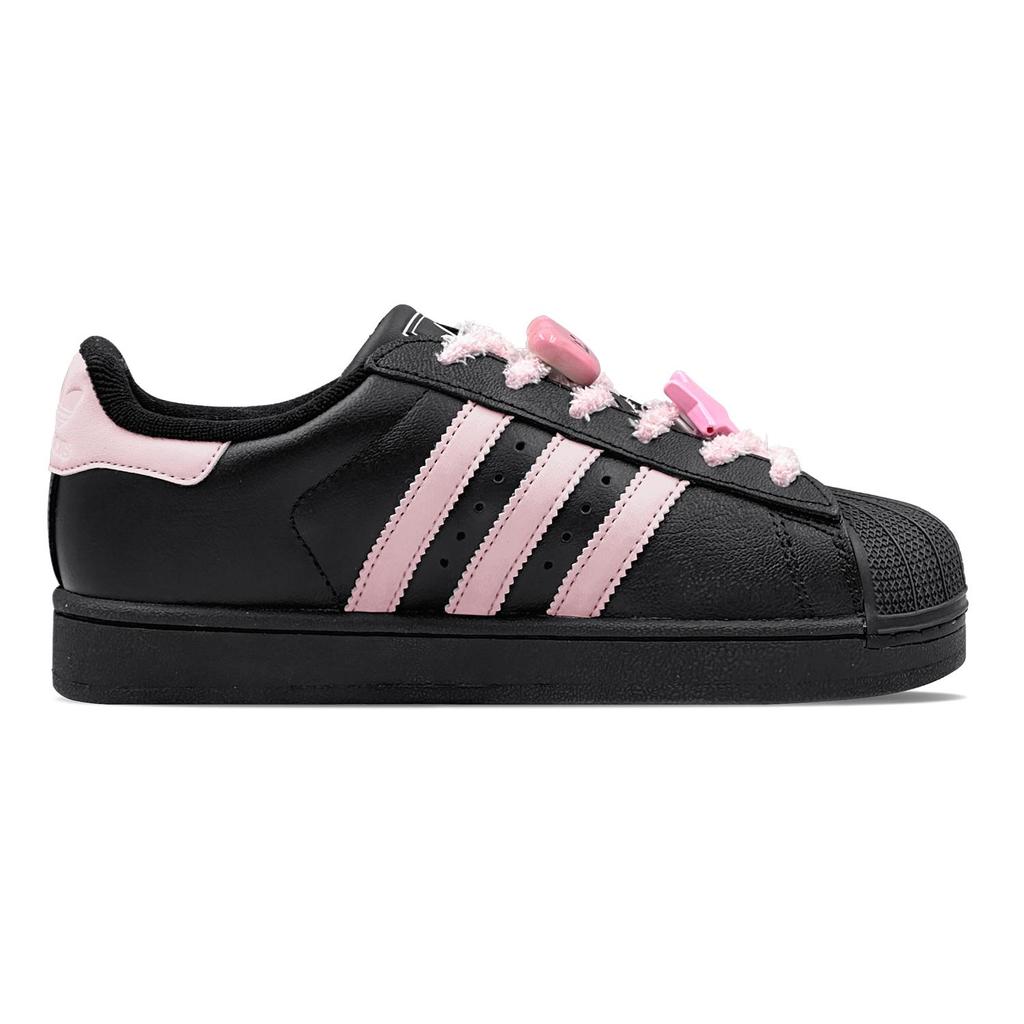 Adidas Originals Superstar 2 Couple's GS Party Puppy, Cute Pet Design, Anti Aging, Sweet And Cute Low top JH9977(Team1655-S-BOX)