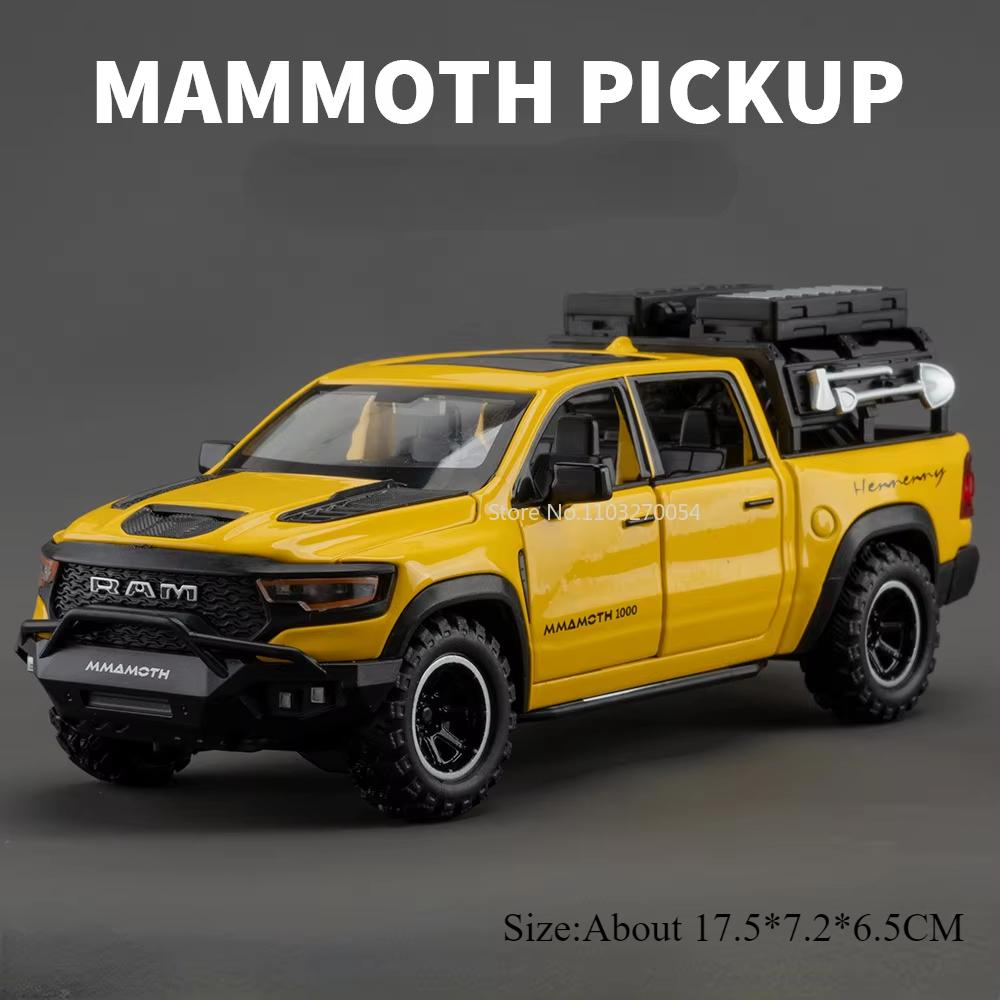 1:32 Viper Mammoth Legierung Druckguss Spielzeugmodellautos Gummireifen Lichtmusik Fahrzeugrad Lenkung Miniaturauto Junge Sammlung Geschenk